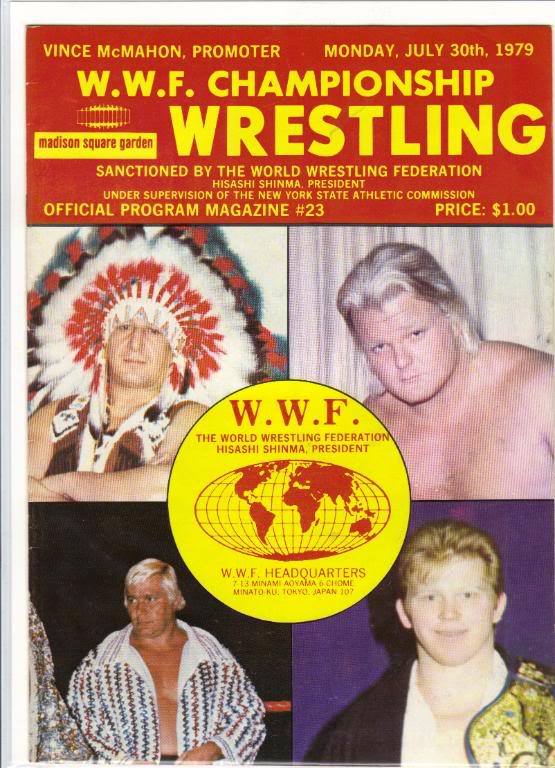 WWF Program MSG July 1979 Magazine PWcatalog