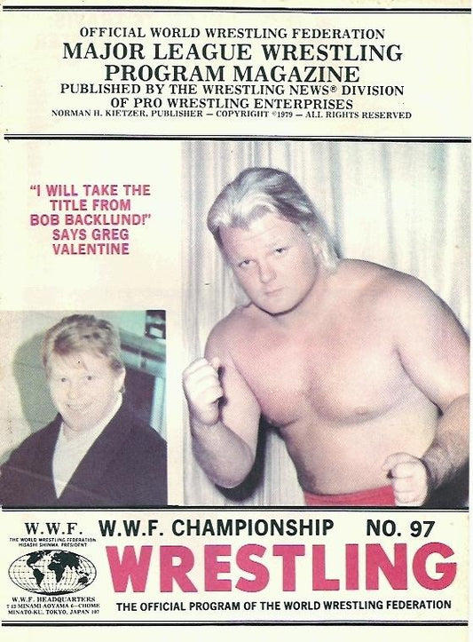 WWF Program  1979