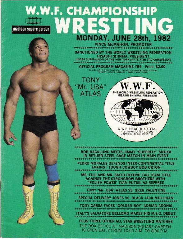WWF Program MSG 54June 1982 Magazine PWcatalog