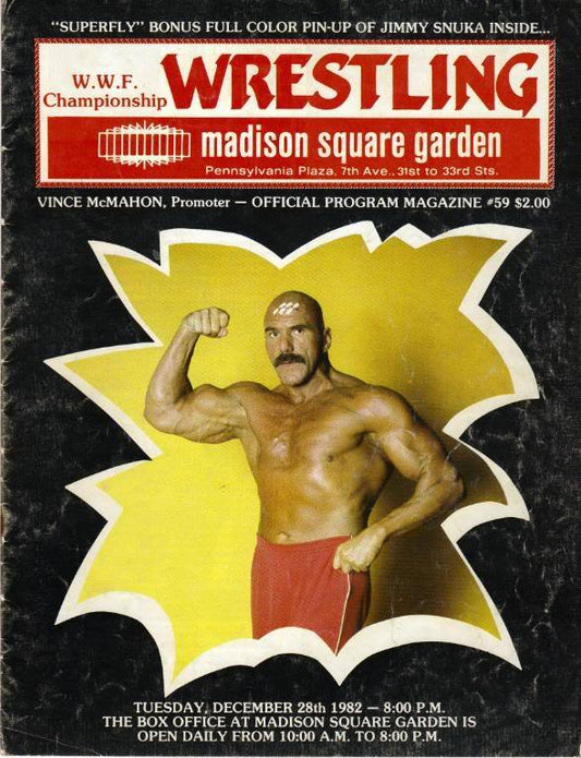 WWF Program MSGDecember 1982