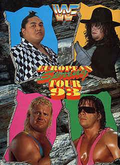 WWF Program European tour 1993 Magazine PWcatalog