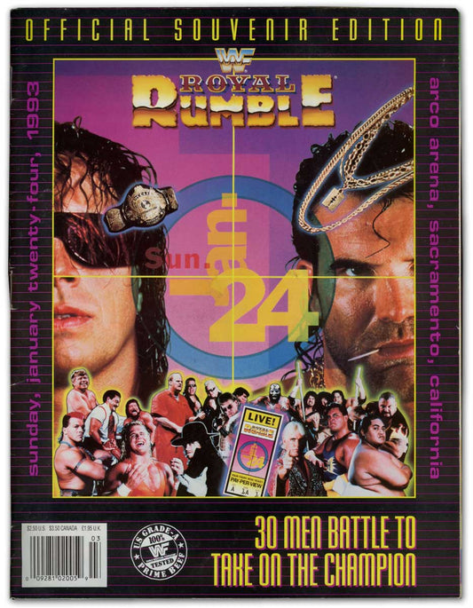 WWF Program Royal Rumble 1993