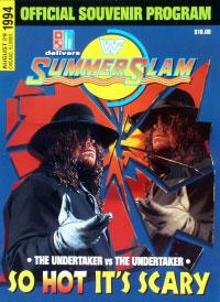 WWF Program SummerSlam 1994 Magazine PWcatalog