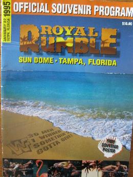 WWF Program Royal Rumble 1995 Magazine PWcatalog