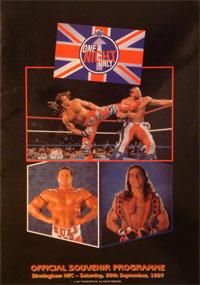 WWF Program one night only 1997 Magazine PWcatalog