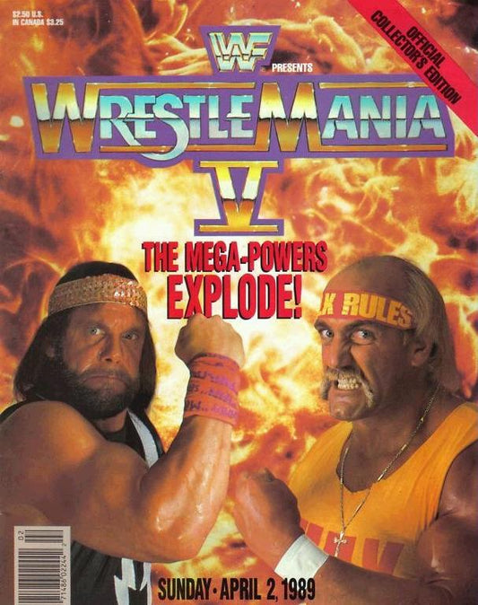 WWF Program WrestleMania 05