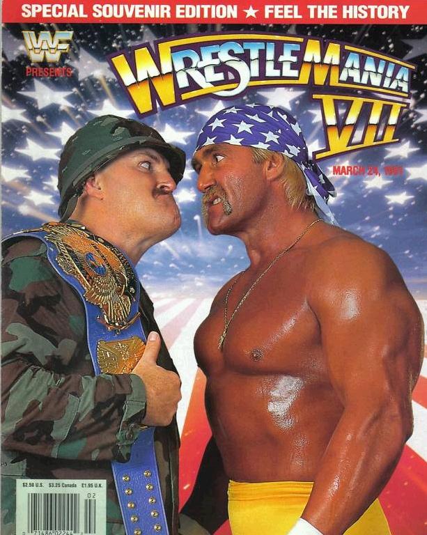 WWF Program WrestleMania 07