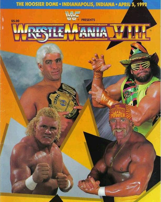 WWF Program WrestleMania 08