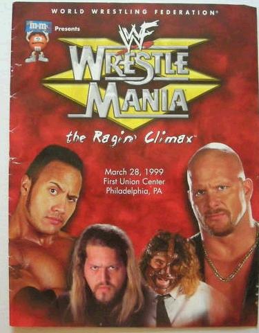 WWF Program Wrestlemania 15 Magazine PWcatalog