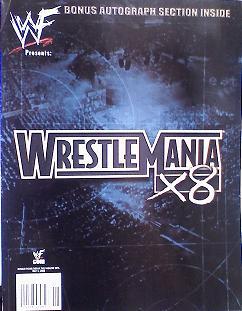 WWF Program Wrestlemania 18