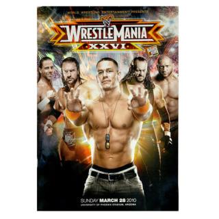 WWF Program WrestleMania 26