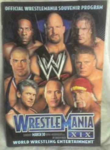 WWF Program wrestlemania 19