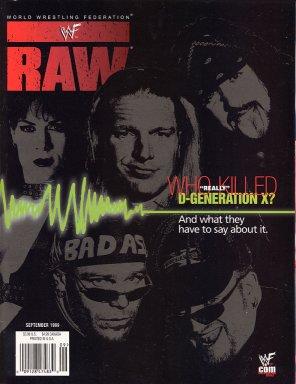 WWF Raw September 1999 Magazine PWcatalog