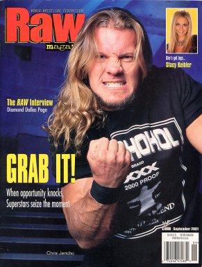 WWF Raw September 2001 Magazine PWcatalog