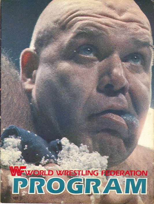 WWF Wrestling Program  Volume 103