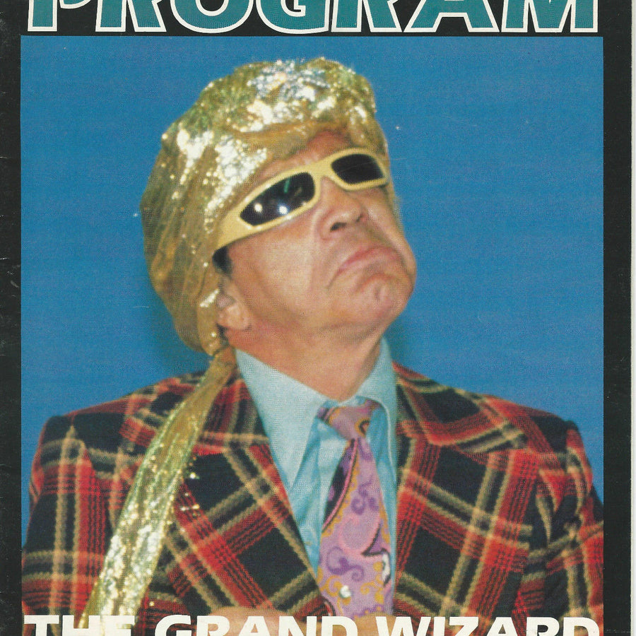 WWF Wrestling Program Volume 106 Magazine PWcatalog