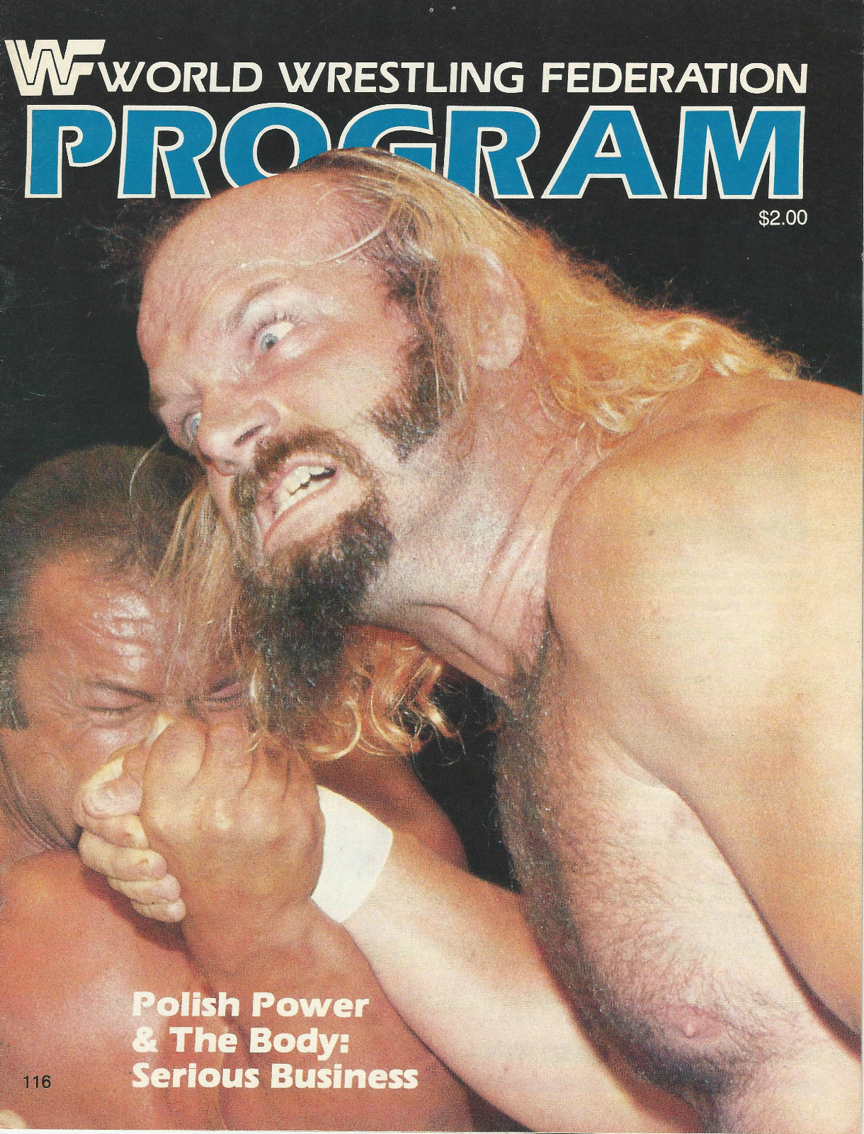 WWF Wrestling Program Volume 116 Magazine PWcatalog