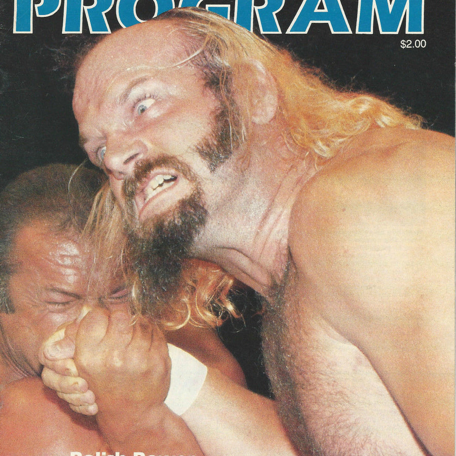 WWF Wrestling Program Volume 116 Magazine PWcatalog