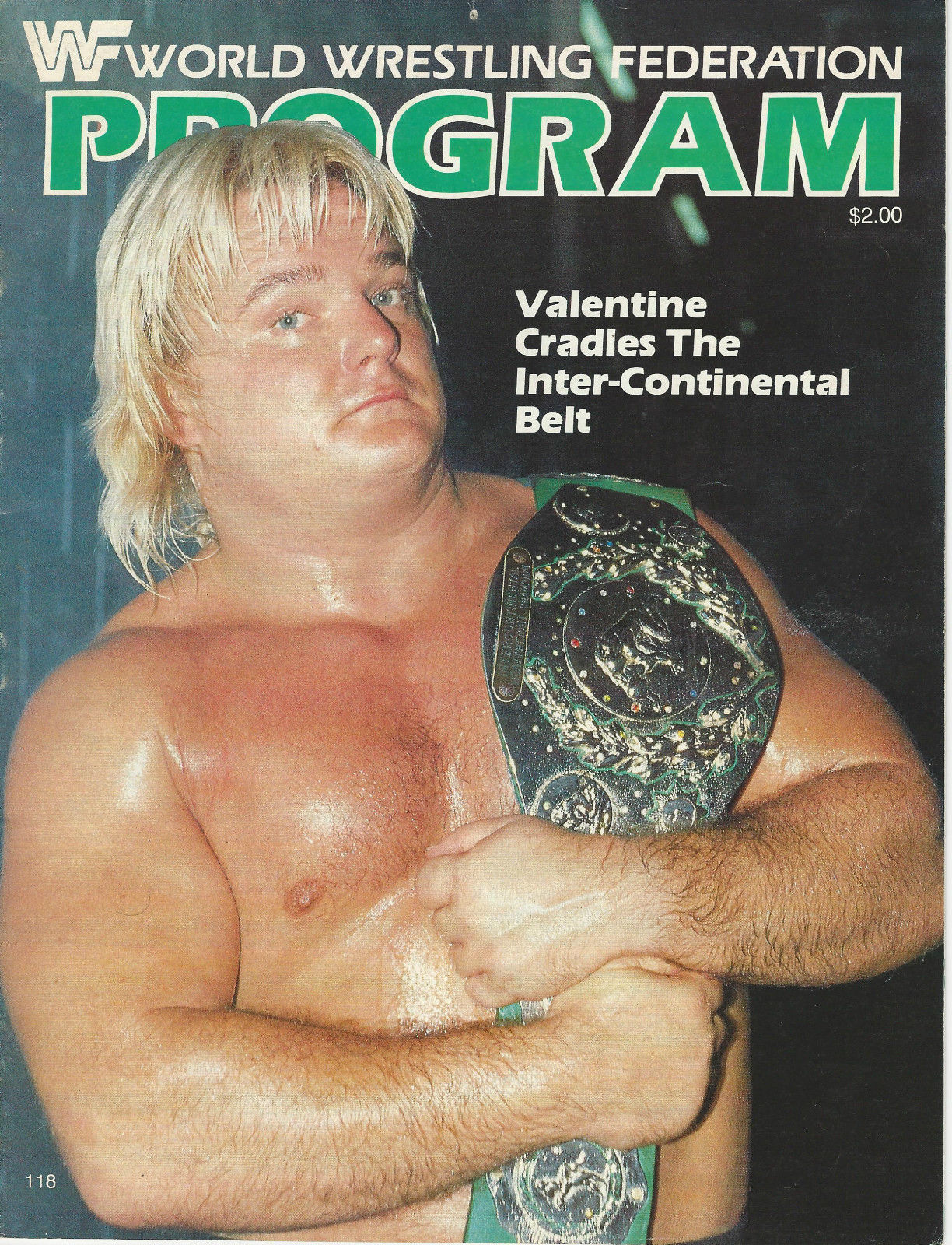 Wwf Program Insert WWF Wrestling Program Volume 118 – PW Catalog