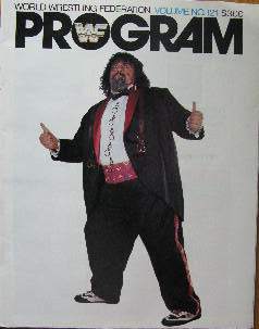 WWF Wrestling Program Volume 121 Magazine PWcatalog