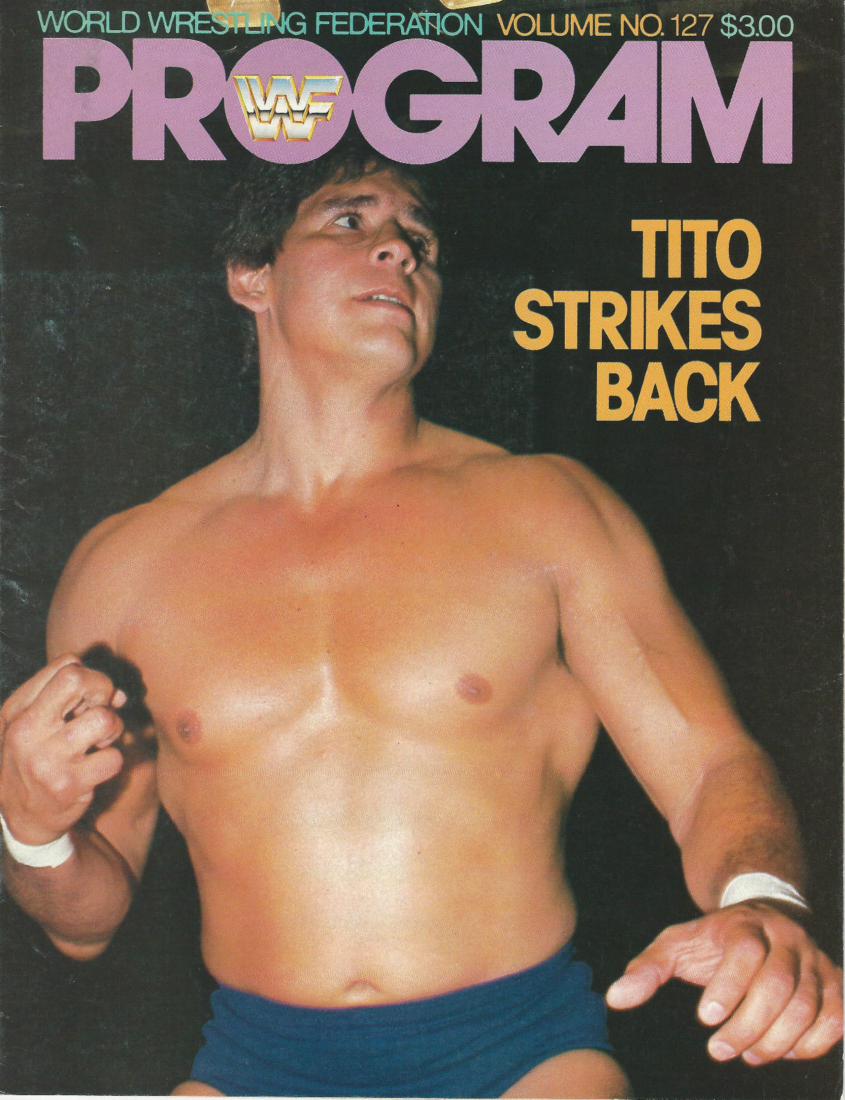 Wwf Program Insert WWF Wrestling Program Volume 127 – PW Catalog