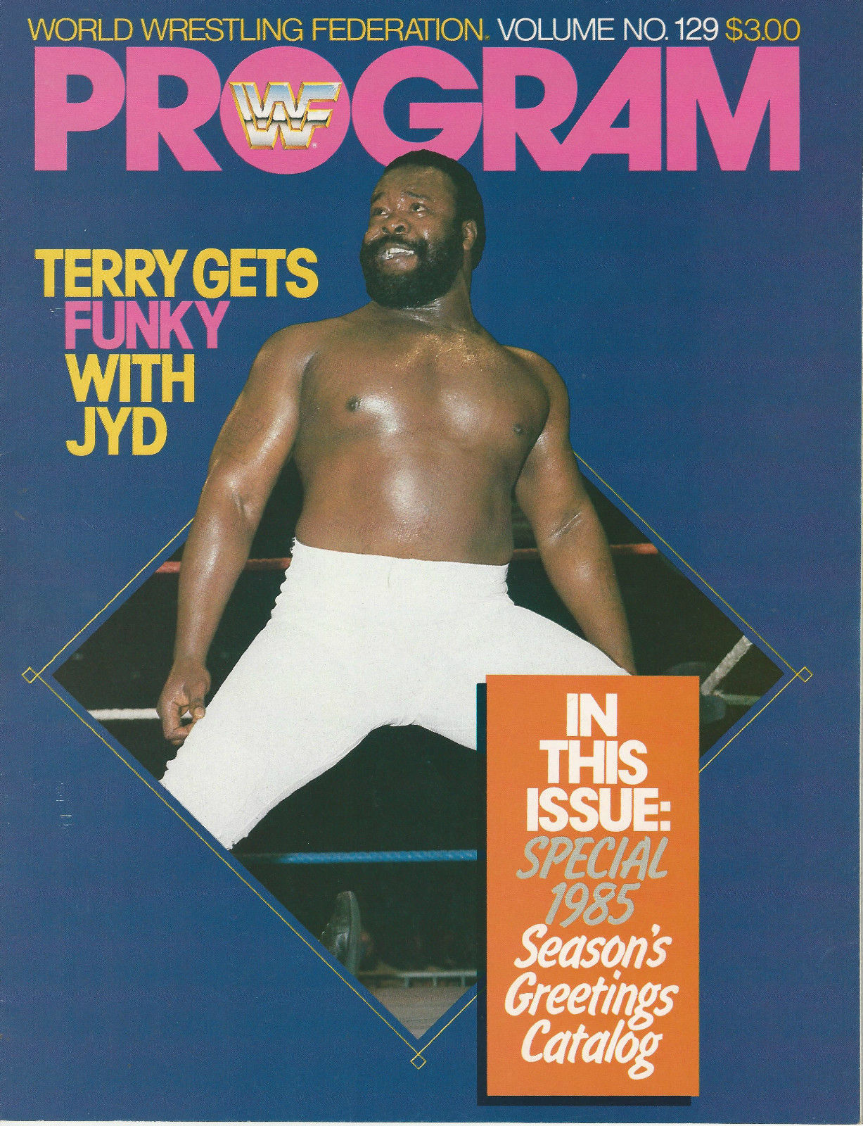 WWF Wrestling Program Volume 129 Magazine PWcatalog