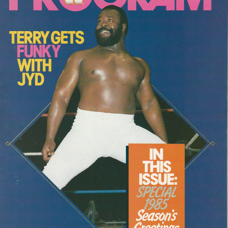 WWF Wrestling Program Volume 129 Magazine PWcatalog