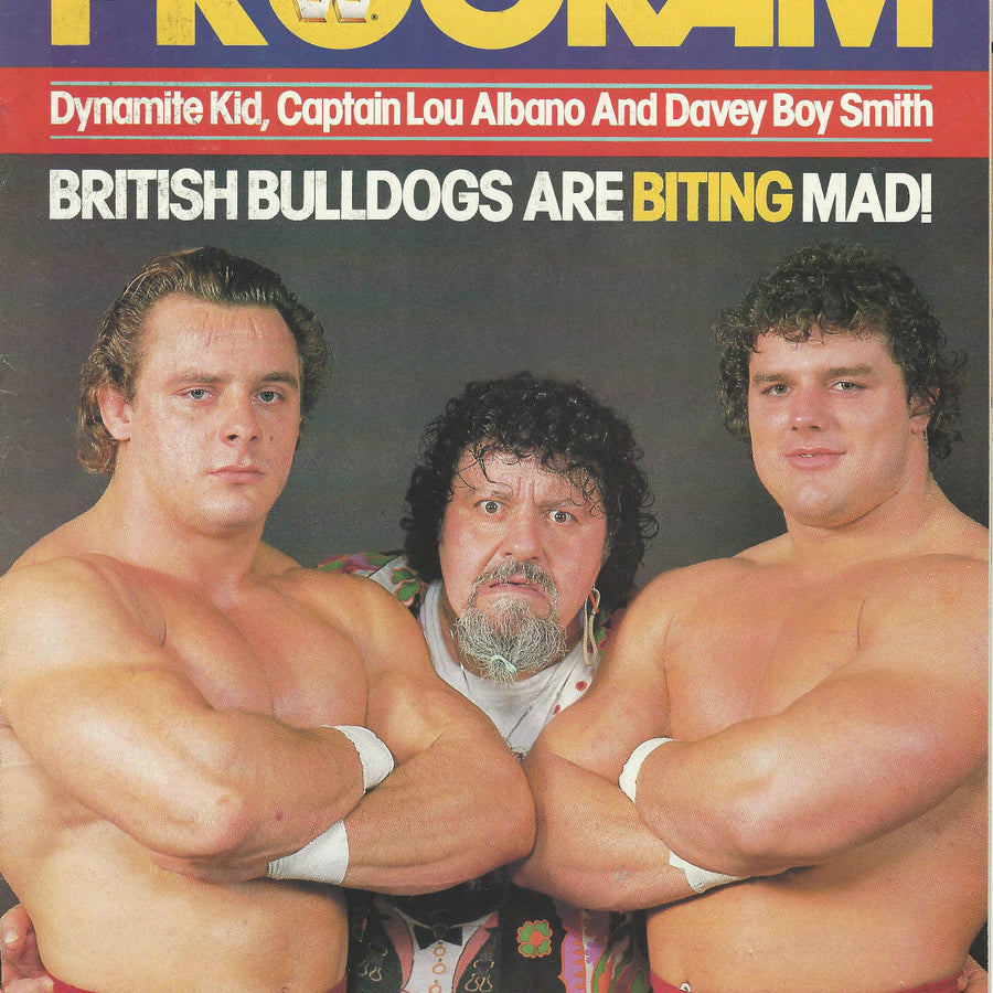 WWF Wrestling Program Volume 132 Magazine PWcatalog