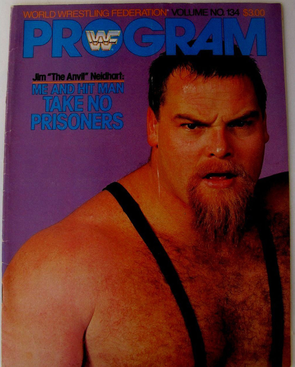 WWF Wrestling Program Volume 134 Magazine PWcatalog