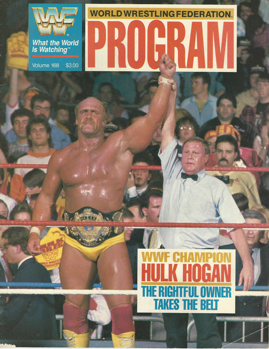 WWF Wrestling Program  Volume 168