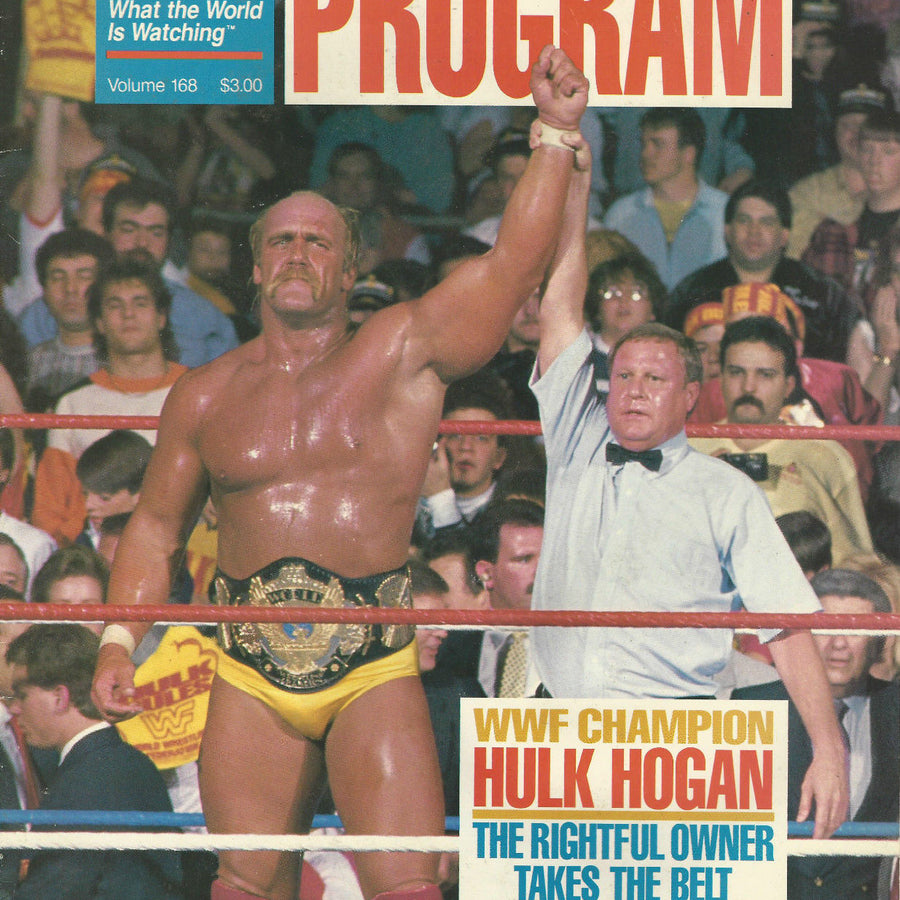 WWF Wrestling Program Volume 168 Magazine PWcatalog