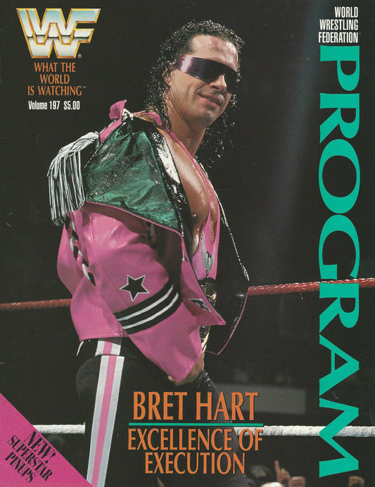 WWF Wrestling Program Volume 197 Magazine PWcatalog