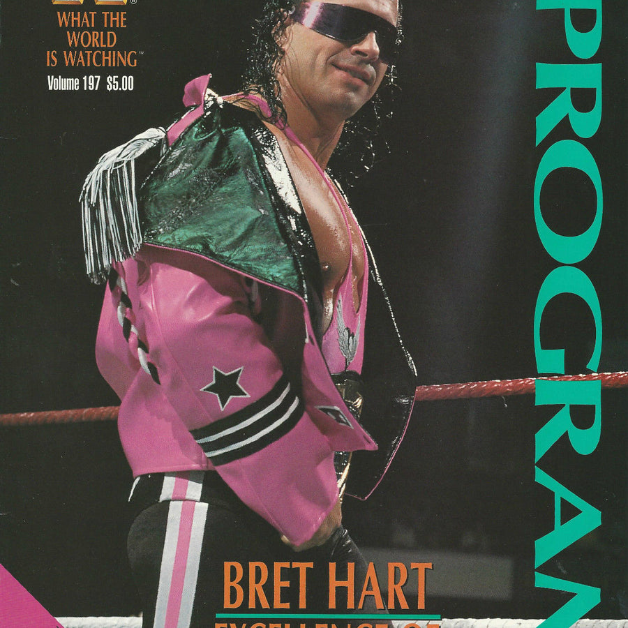 WWF Wrestling Program Volume 197 Magazine PWcatalog