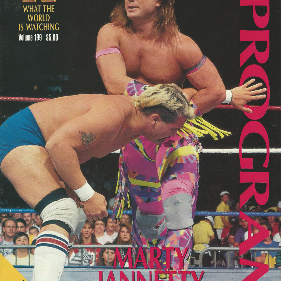 WWF Wrestling Program Volume 199 Magazine PWcatalog