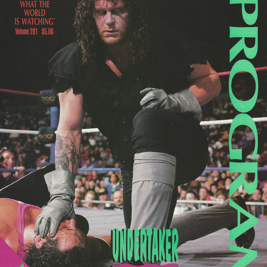 WWF Wrestling Program Volume 201 Magazine PWcatalog