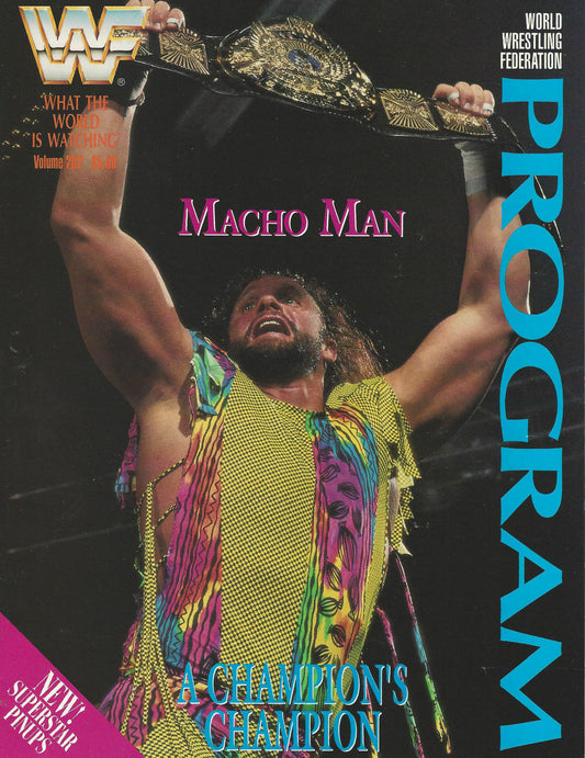 WWF Wrestling Program Volume 202 Magazine PWcatalog