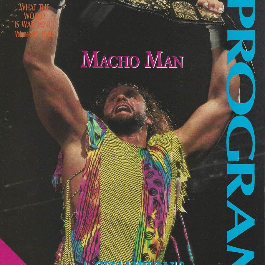WWF Wrestling Program Volume 202 Magazine PWcatalog