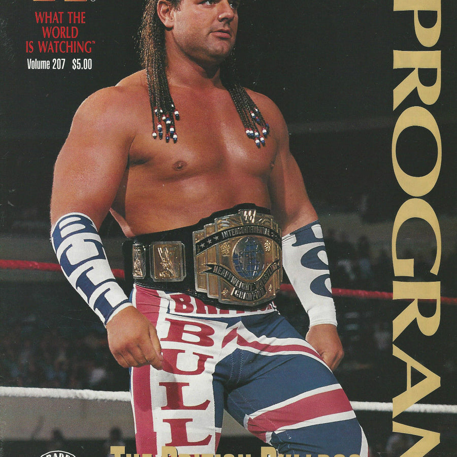 WWF Wrestling Program Volume 207 Magazine PWcatalog