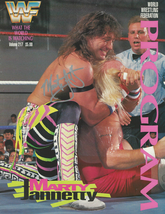 WWF Wrestling Program Volume 217 Magazine PWcatalog