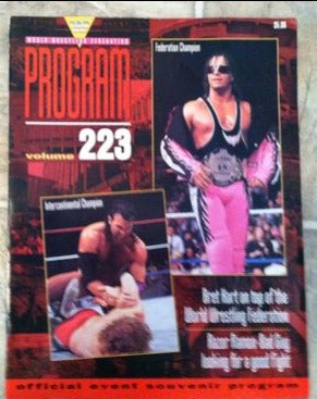 WWF Wrestling Program Volume 223 Magazine PWcatalog