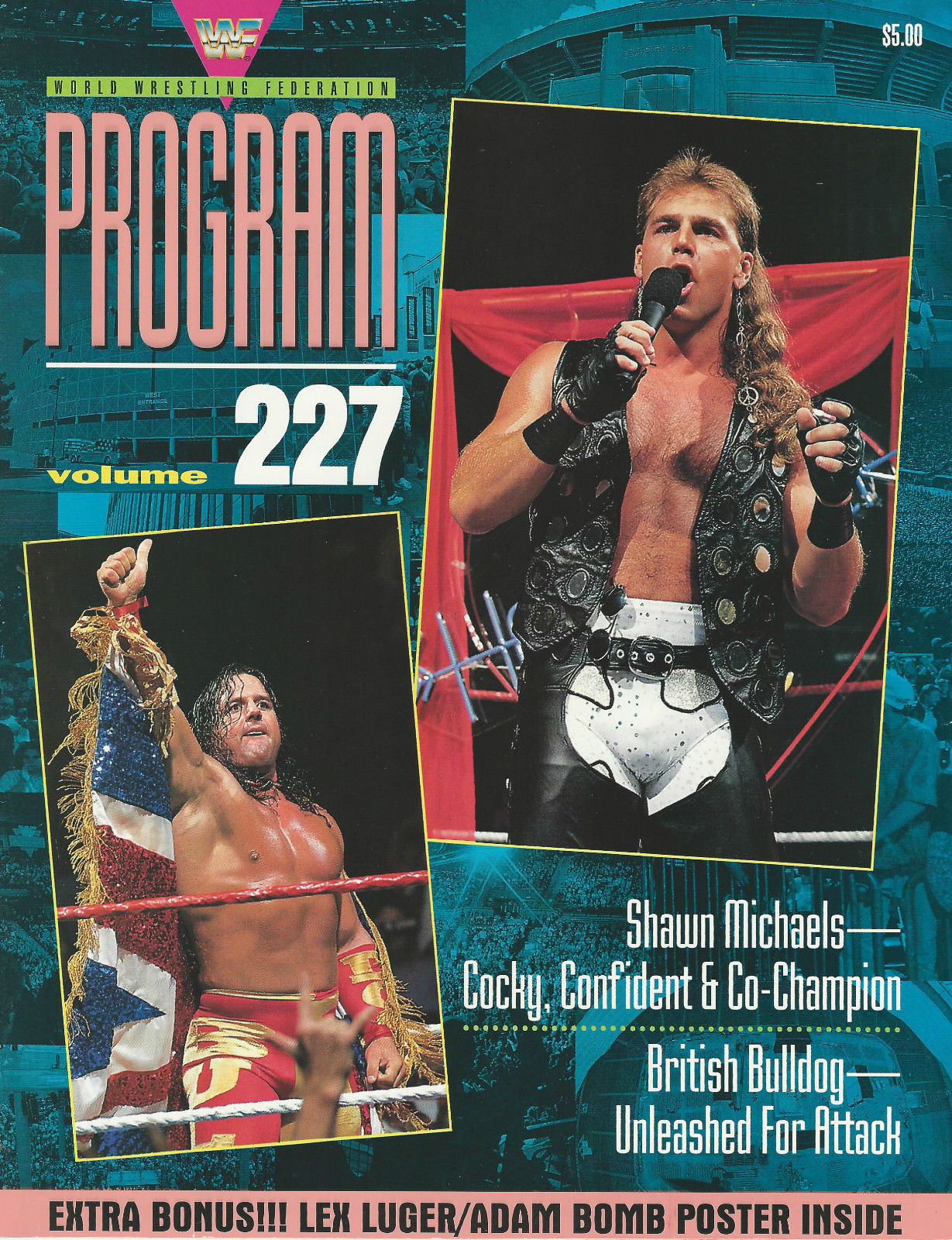 Wwf Program Insert WWF Wrestling Program Volume 227 – PW Catalog