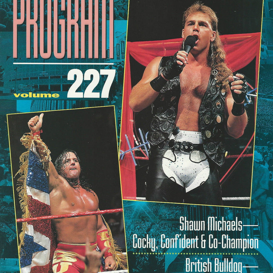 WWF Wrestling Program Volume 227 Magazine PWcatalog