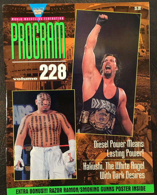 WWF Wrestling Program Volume 228 Magazine PWcatalog