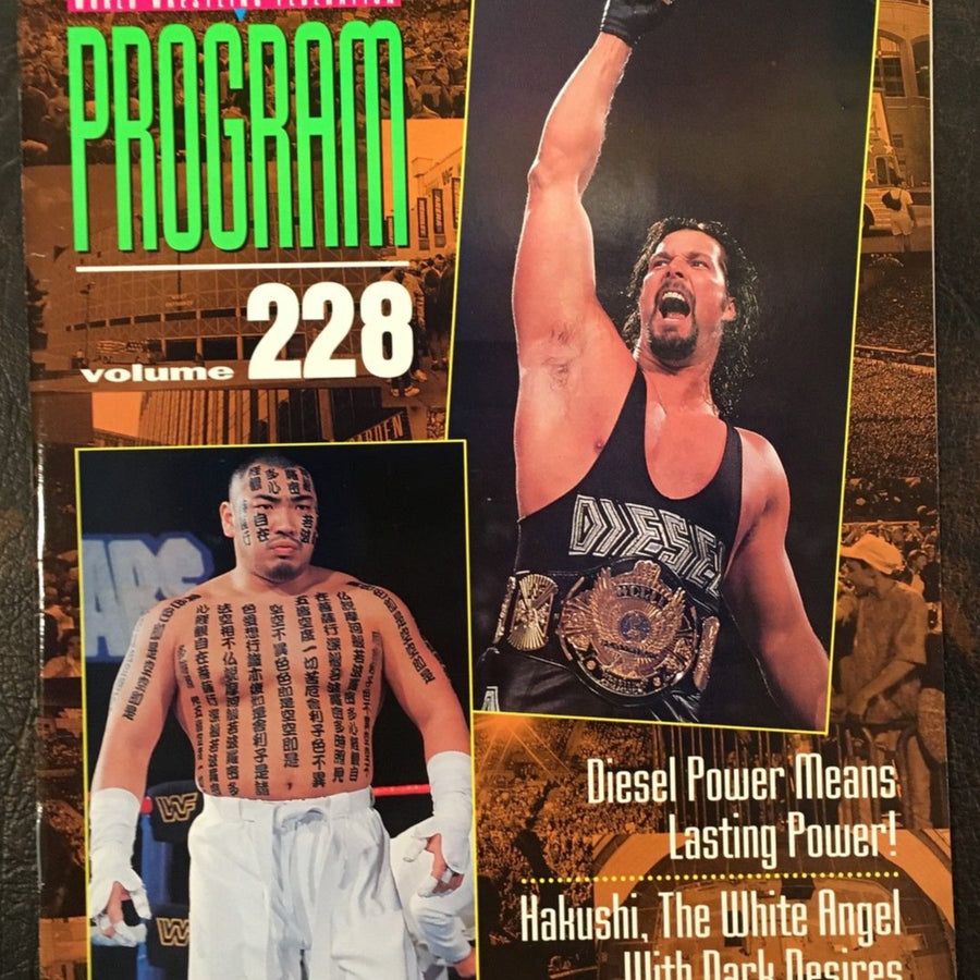 WWF Wrestling Program Volume 228 Magazine PWcatalog
