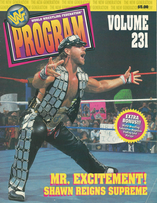 WWF Wrestling Program Vol. 231