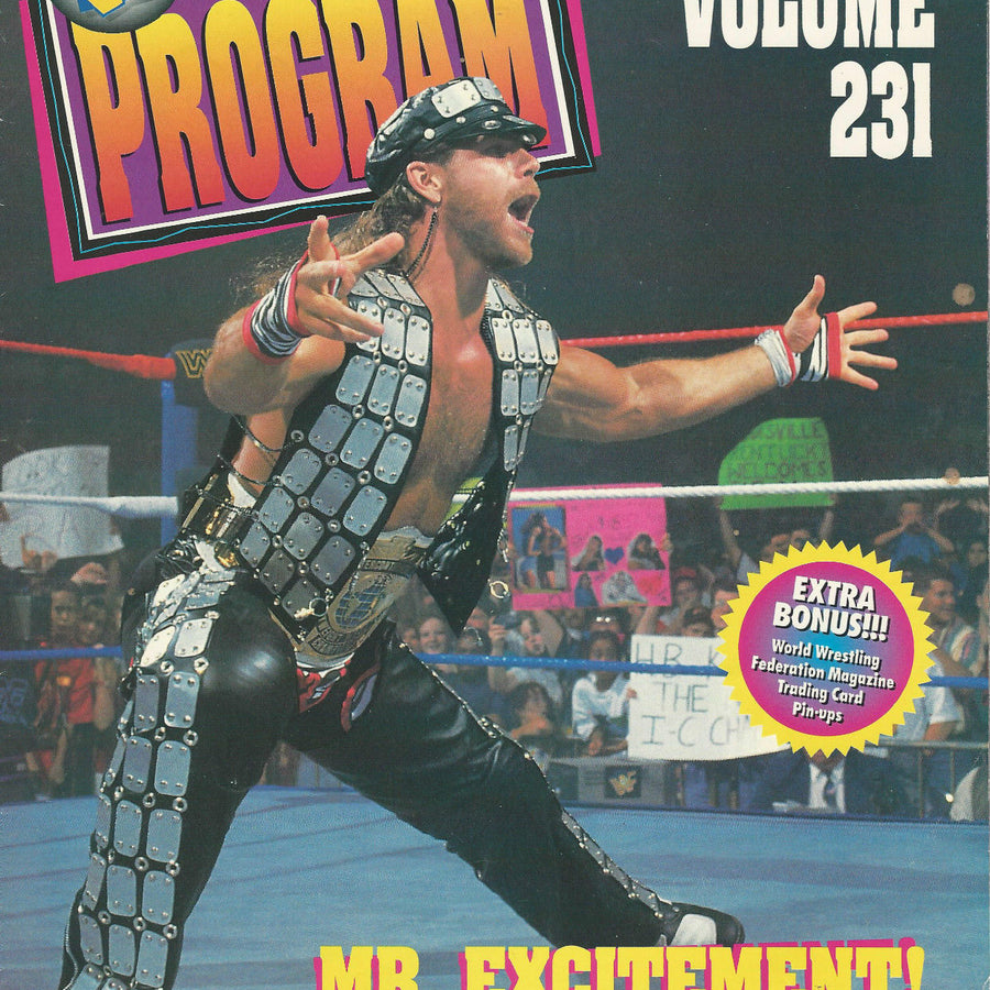 WWF Wrestling Program Volume 231 Magazine PWcatalog