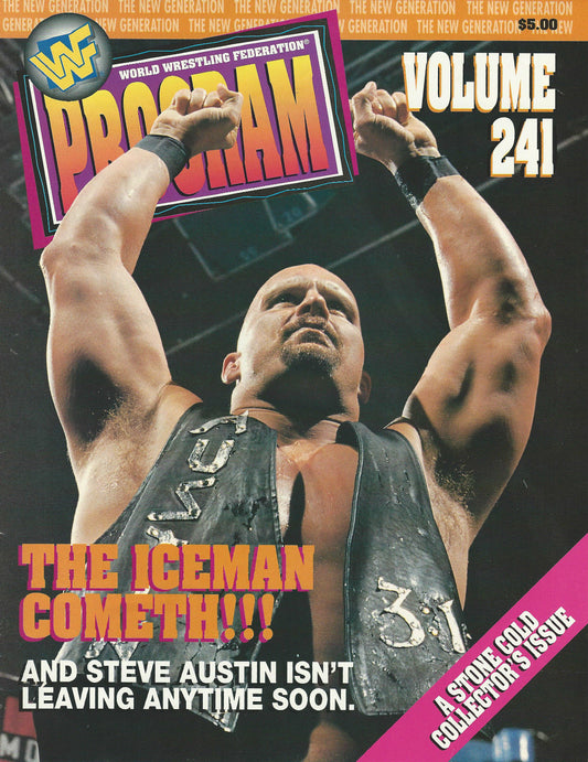 WWF Wrestling Program Volume 241 Magazine PWcatalog