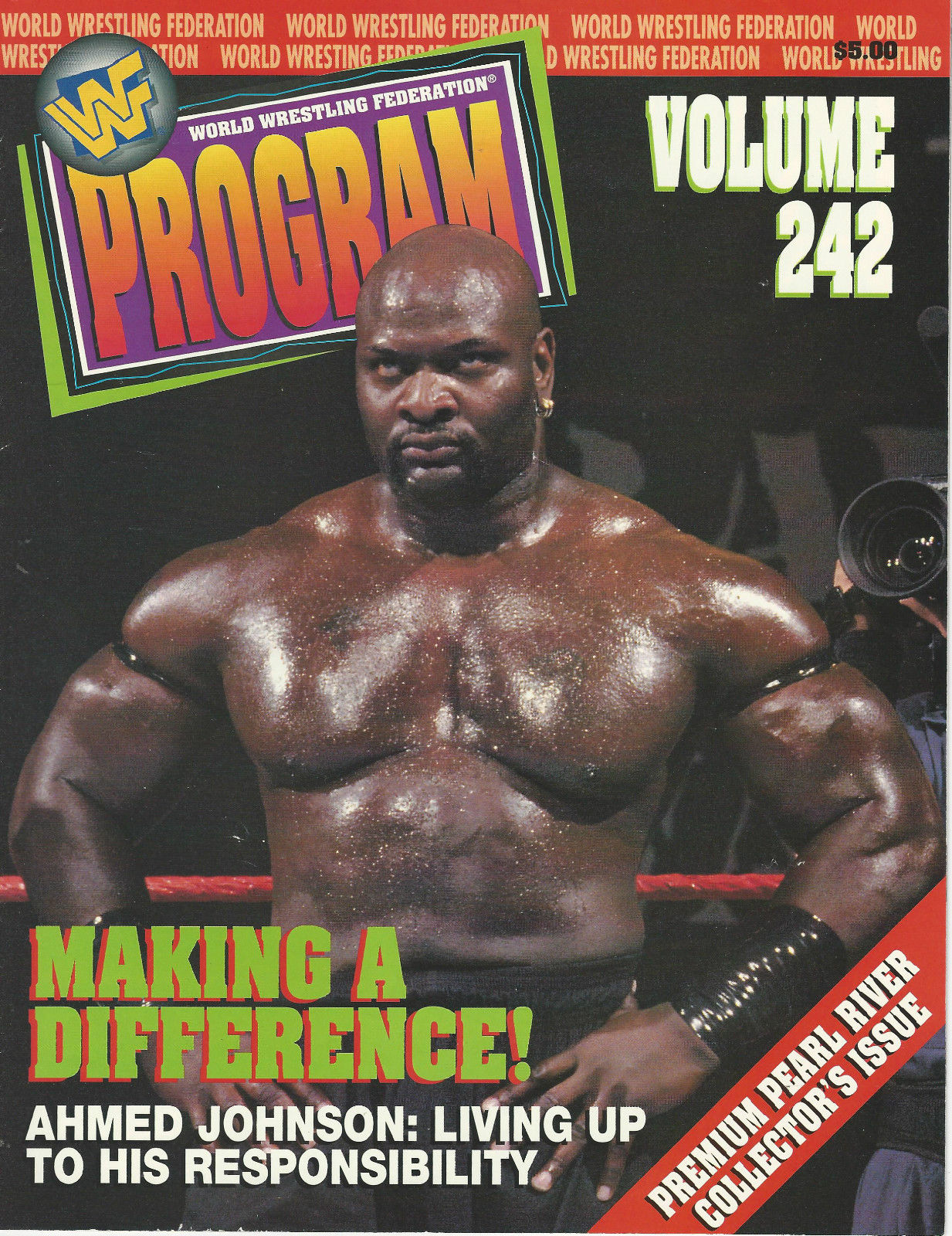 WWF Wrestling Program Volume 242 Magazine PWcatalog