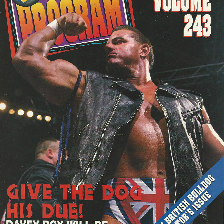 WWF Wrestling Program Volume 243 Magazine PWcatalog