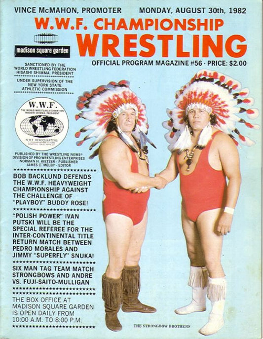 WWF Wrestling Program  Volume 56